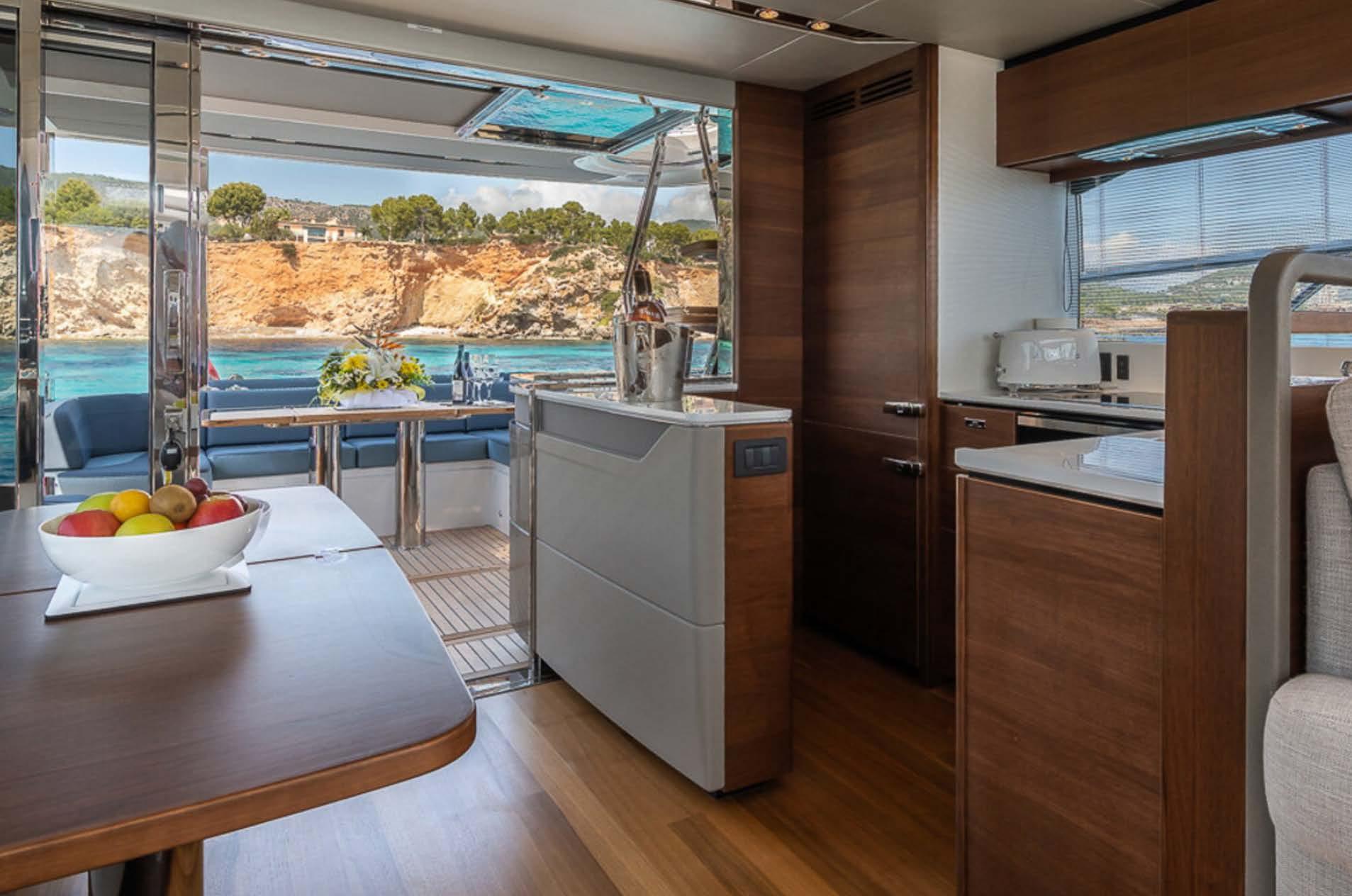Aquavista Princess S60 is a fully equipped yacht.
