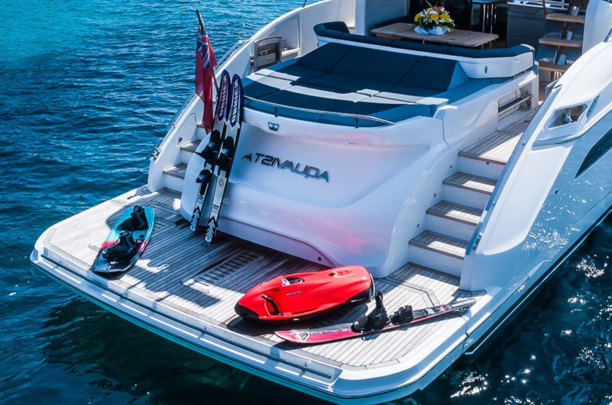 Aquavista Princess S60 is a fully equipped yacht.