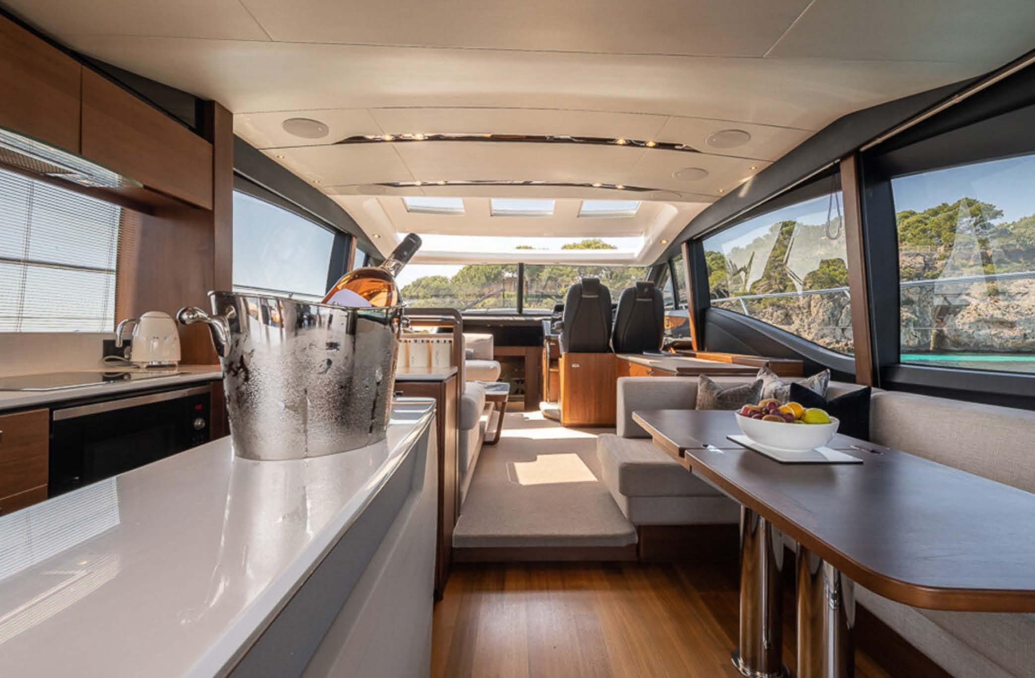 Aquavista Princess S60 is a fully equipped yacht.