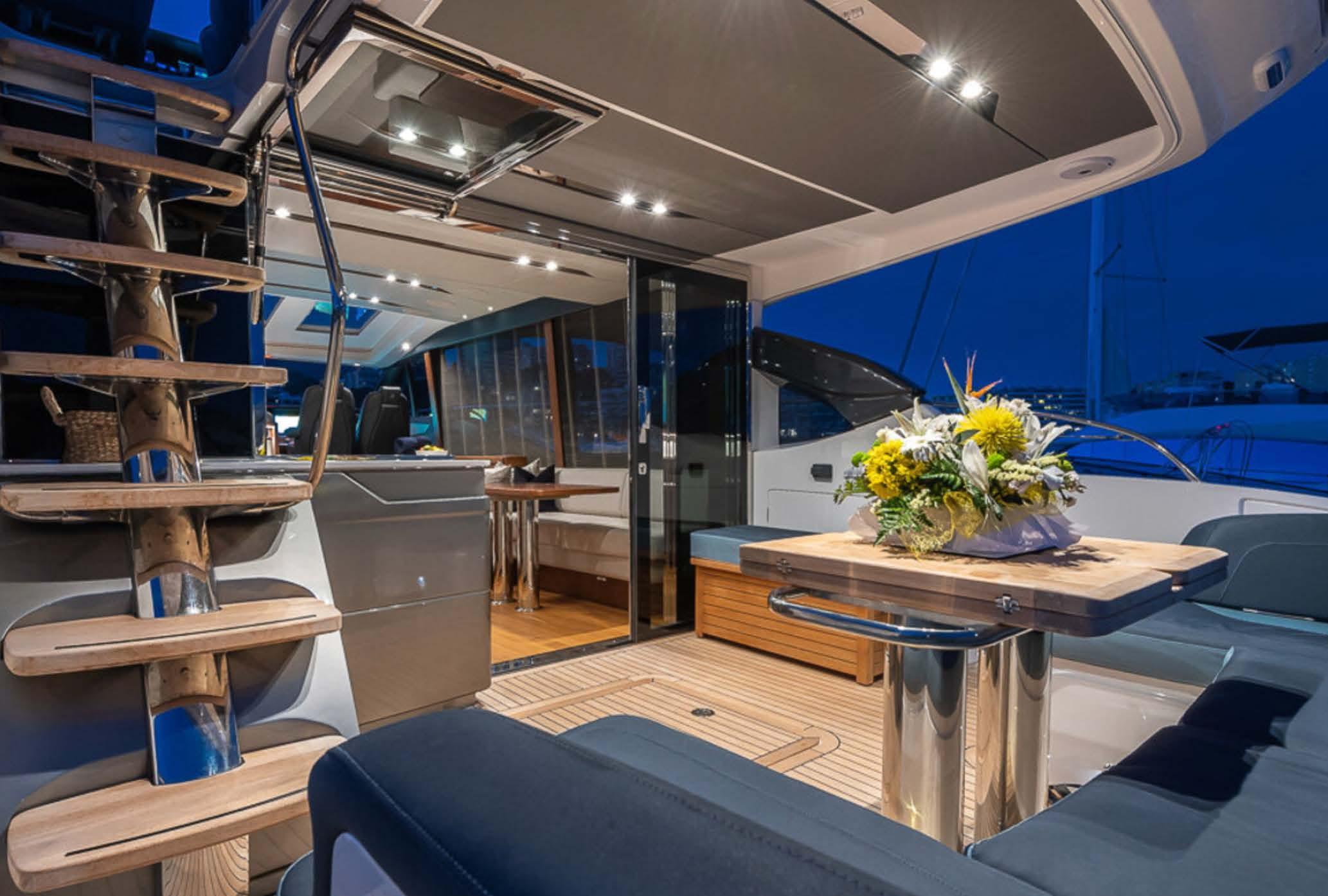 Aquavista Princess S60 is a fully equipped yacht.