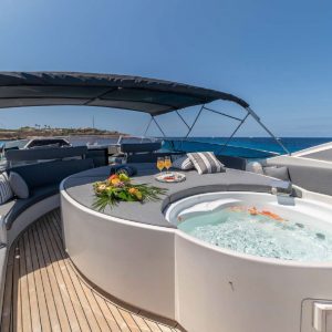 B3 is a complete yacht available for charter in Ibiza and Balearics.
