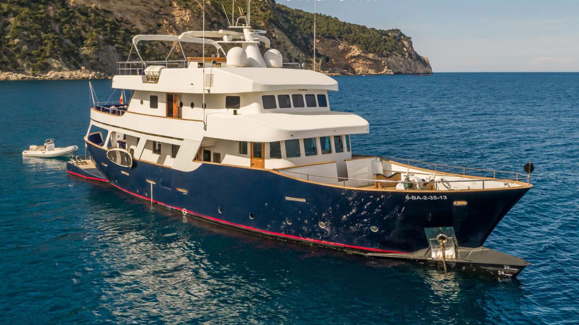Semaya Navetta is one of our finest charter options.