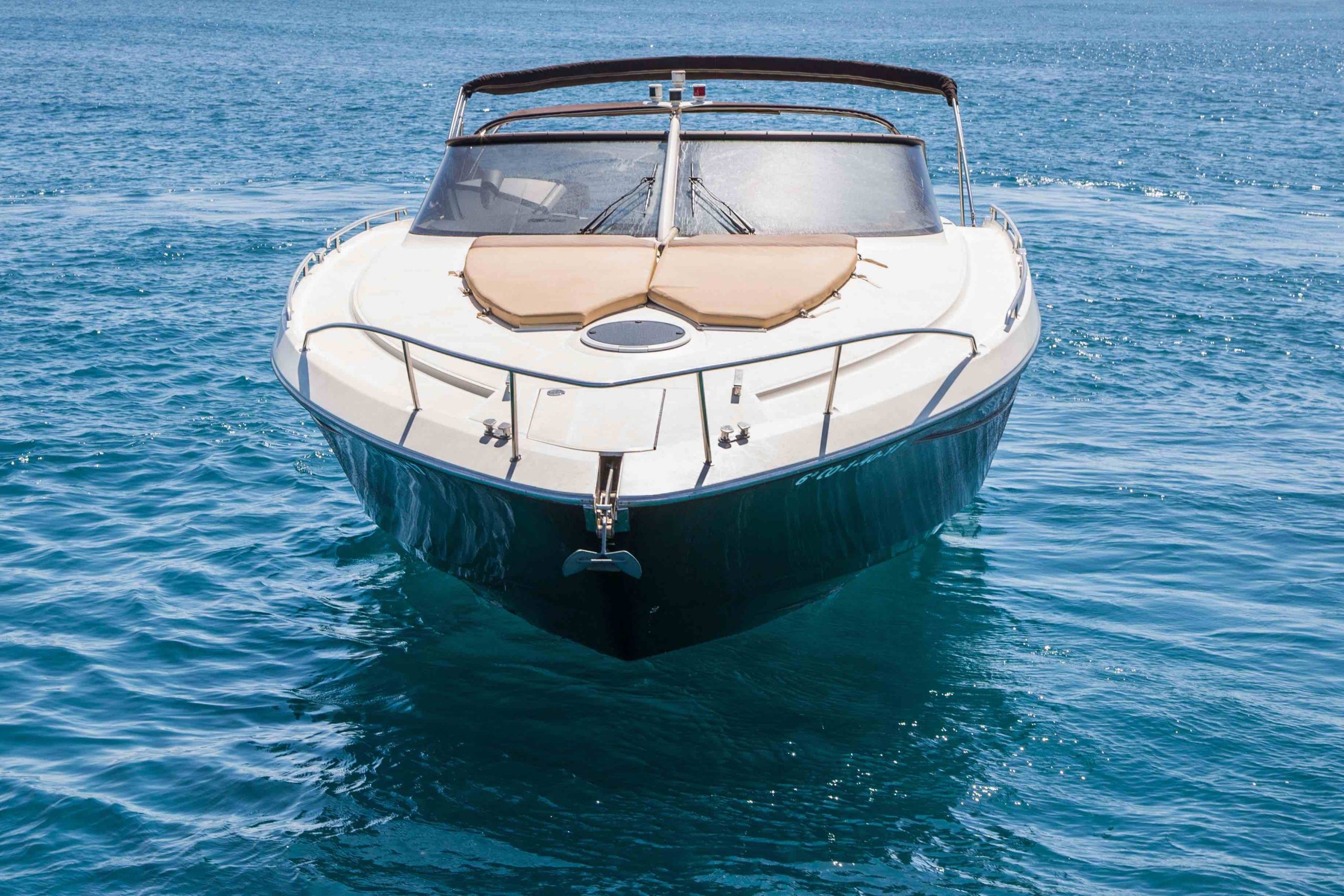 Bad Ass Baia One 44 is a 14m yacht fully-equipped for a great vacation in the Balearic Islands.