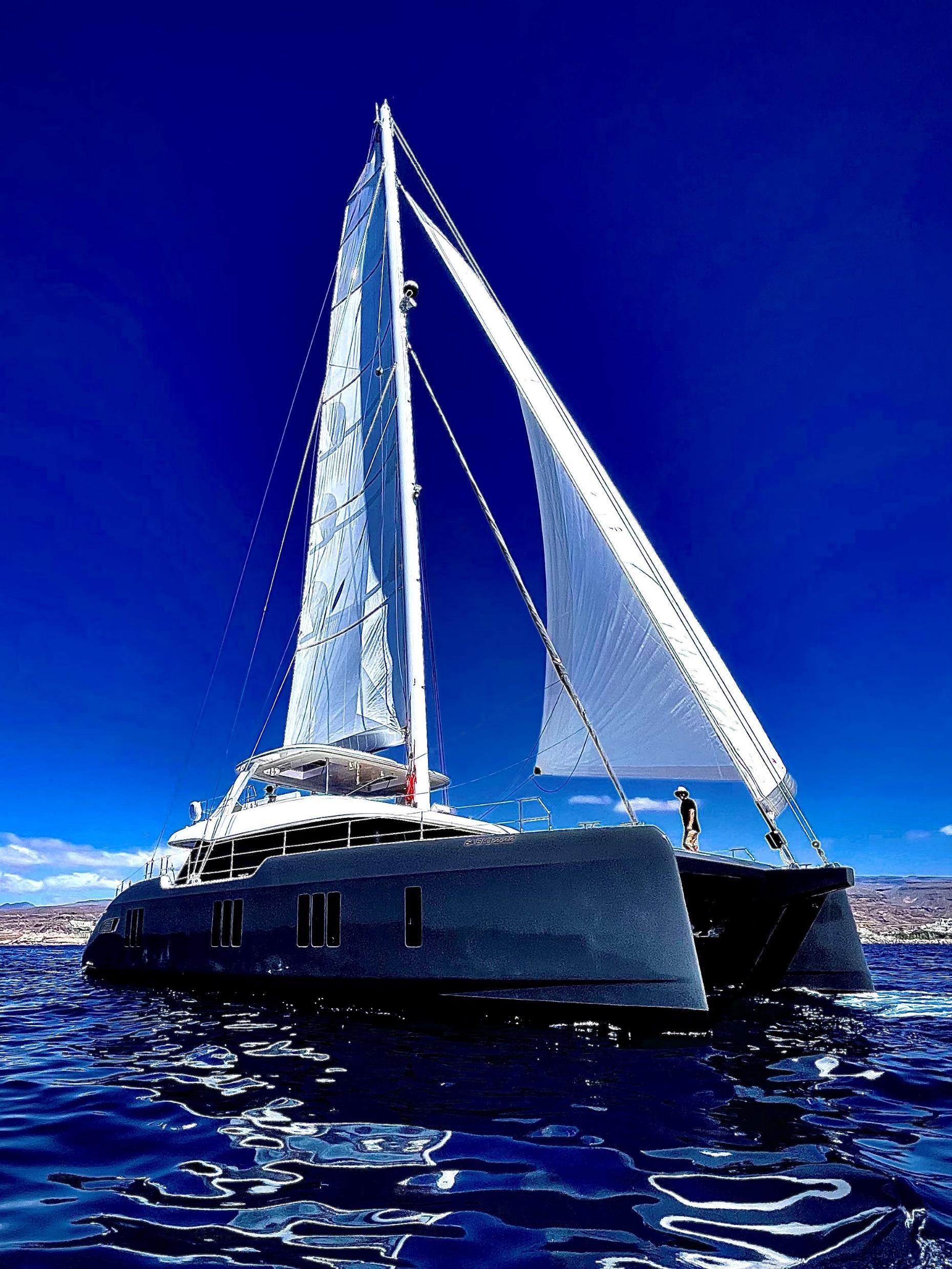 Yolo is the latest Sunreef 70+, a luxury sail yacht on a mission to generate moments of magic everywhere she goes.